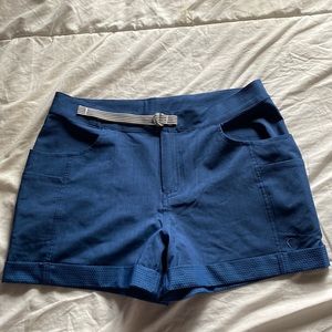NWOT lathe tic golf shorts navy blue